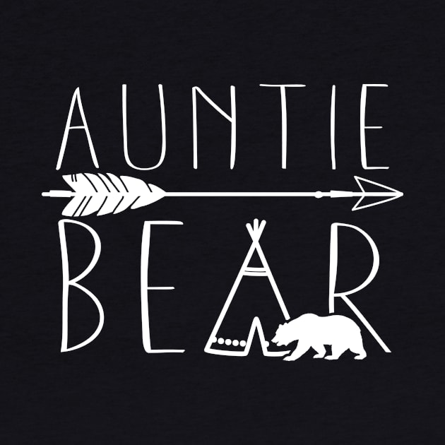 Auntie Bear Tipi Tent Gift for Aunt by Xeire